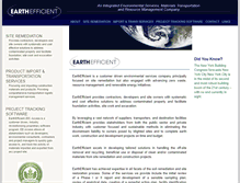 Tablet Screenshot of earthefficient.com